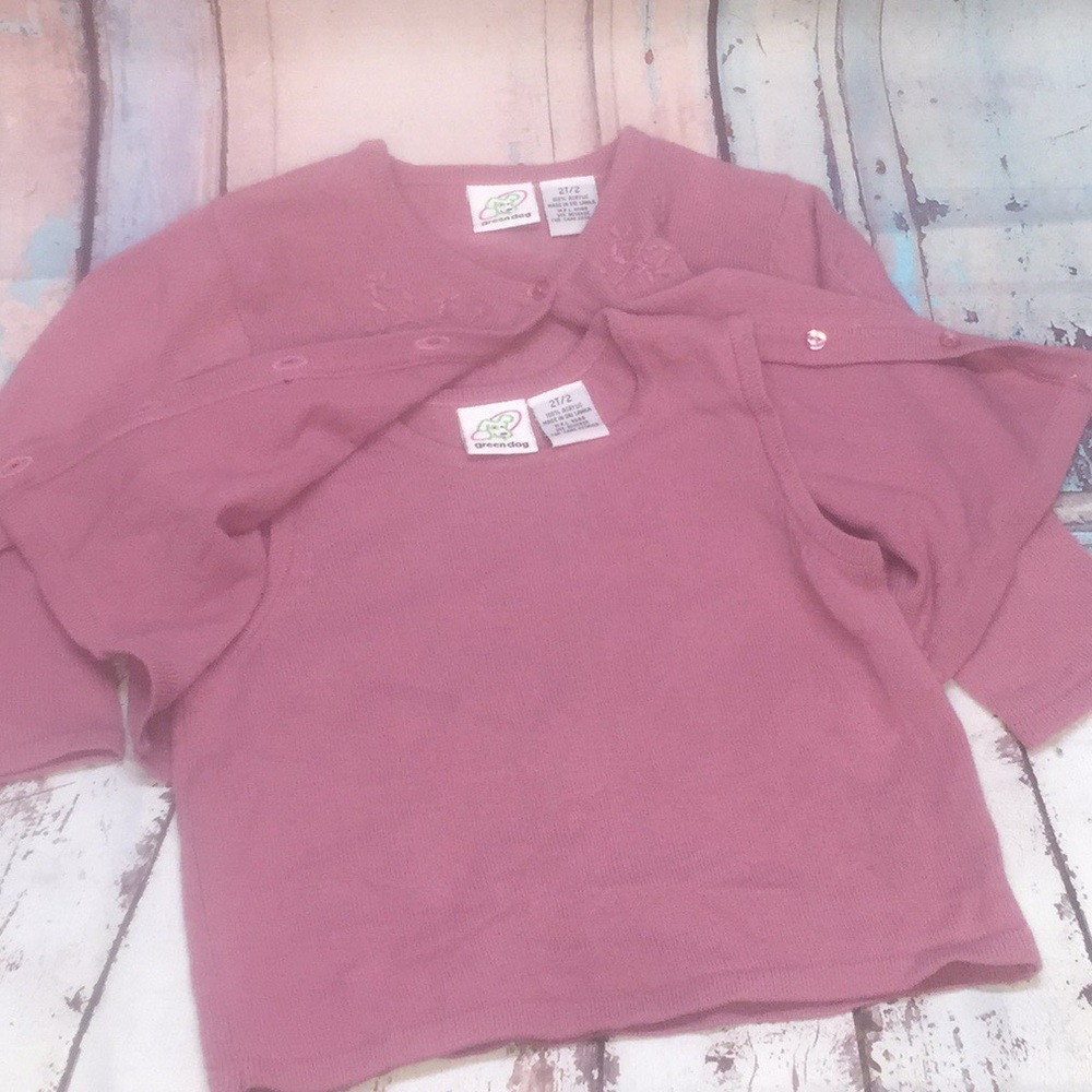 SALE 👗👔 GREEN DOG 2 piece Girls Top NWT